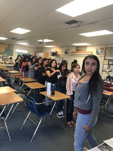New Age Latinas 7th Period Class