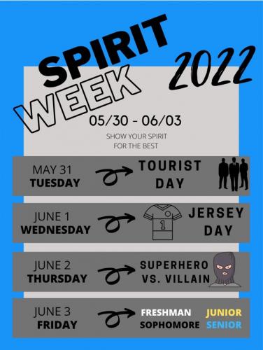 Spirit Week Flyer